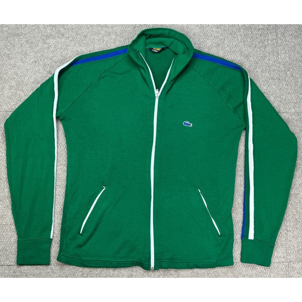 Alligator‎ Made in Japan Vintage Men's Full Zip Striped Track Jacket Size Large